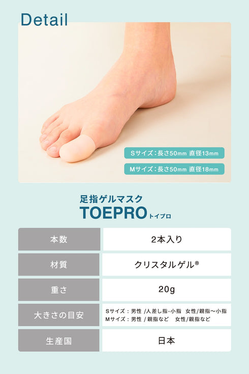 足指ゲルサポーターTOEPRO